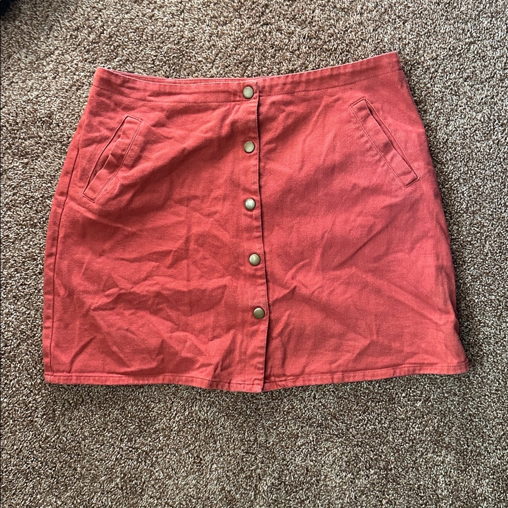 Burgundy Skirt - Large